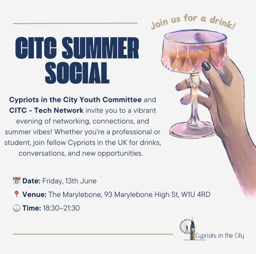 CITC Summer Social - Friday 13th June at The Marylebone